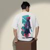 Men's Oversized Anime character Graphic Printed T-Shirt