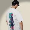 Men's Oversized Anime character Graphic Printed T-Shirt