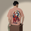 Men's Oversized Dragon Boy Graphic Printed T-Shirt
