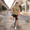 Men's Round Neck Game Time Graphic Printed T-Shirt
