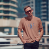 Men's Round Neck Outta Here Graphic Printed T-Shirt