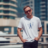 Men's Round Neck Outta Here Graphic Printed T-Shirt