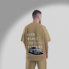 Men's Oversized Porsche Graphic Printed T-Shirt