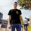 Unisex Oversized Black Go-wild Graphic Printed T-Shirt